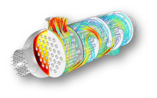 Porous Coated Tube Heat Exchanger